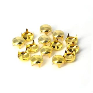 100pcs Dome Studs Claw Rivets Handmade Leather Crafts DIY Accessories 5mm~12mm