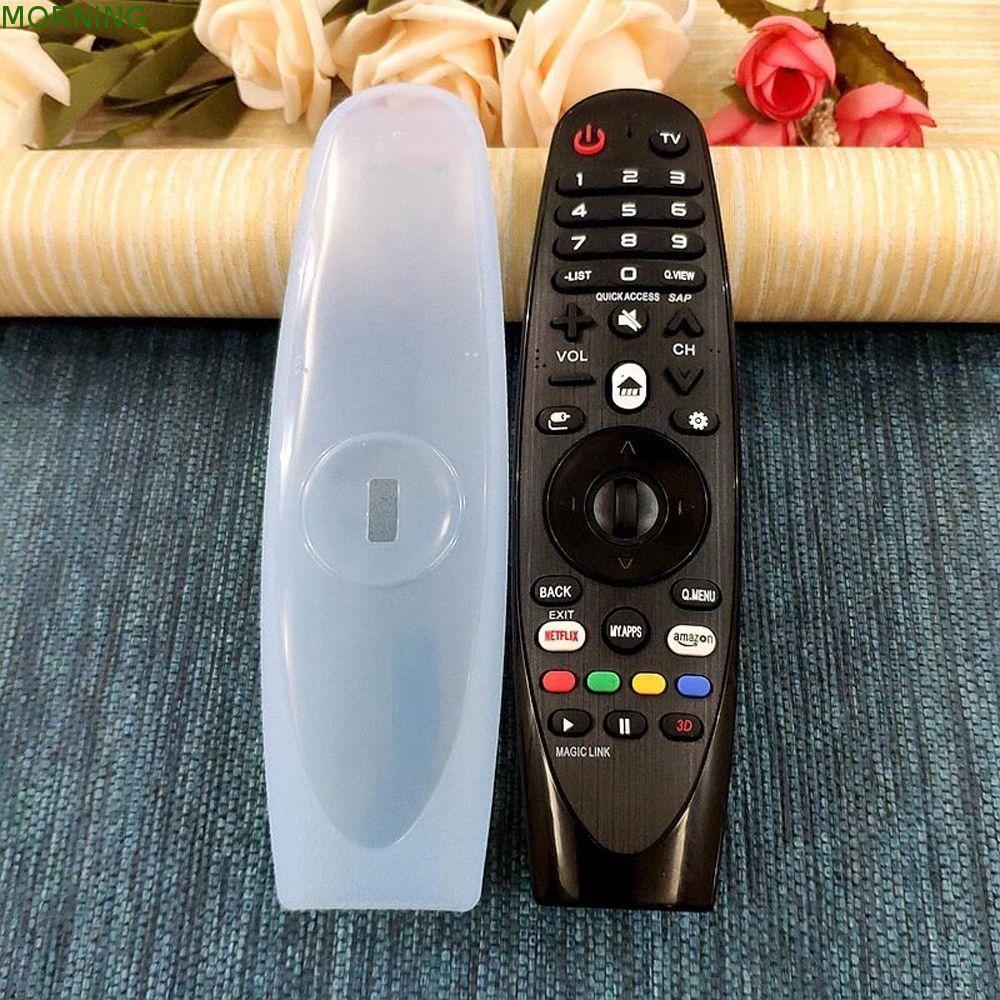 MORNING เคสรีโมทคอนโทรลกันฝุ่น AN-MR19BA สําหรับ LG AN-MR600 โปร่งใส Thicken Anti-fall Non-slip รีโมทคอนโทรลฝาครอบป้องกัน