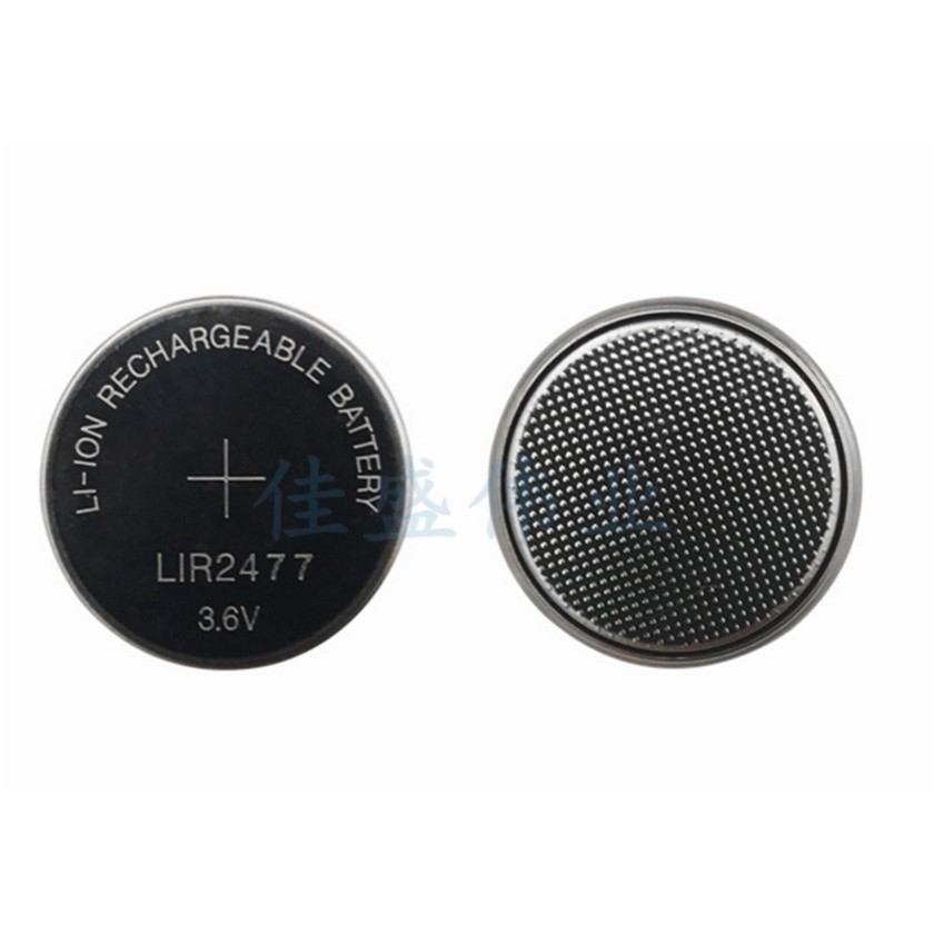 ชาร์จ LIR2477 3.6V เครื่องมือเหมืองถ่านหินตําแหน่งการ์ดระบุปุ่มแบตเตอรี่ลิเธียมแบบชาร์จไฟได้ CR2477