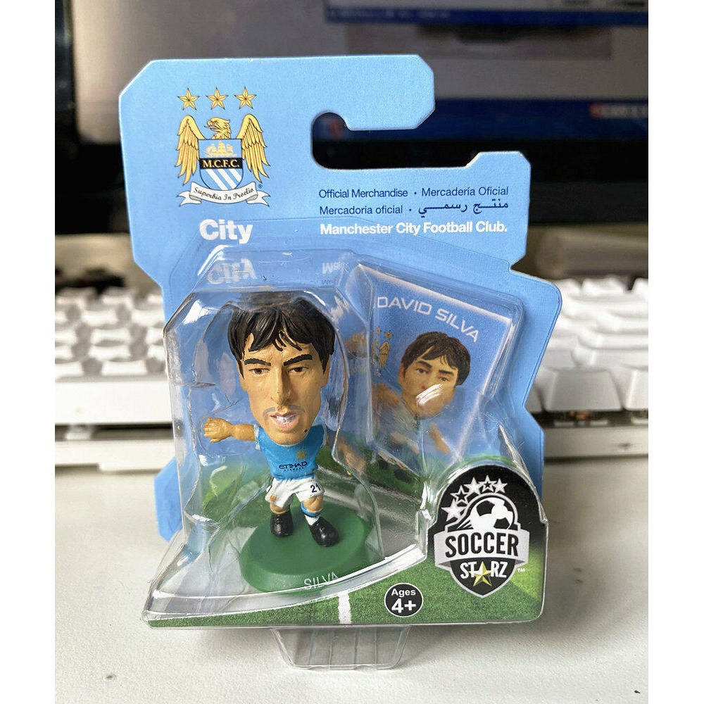 Soccerstarz ตุ๊กตาดาวฟุตบอลของแท้ Mancheng David Silva