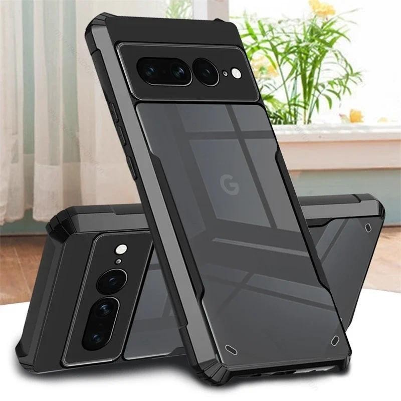 CASE GOOGLE PIXEL 6 / PIXEL 6A / PIXEL 6 PRO / PIXEL 7 / PIXEL 7 PRO CASE TRANSPARENT CLEAR FUSION A