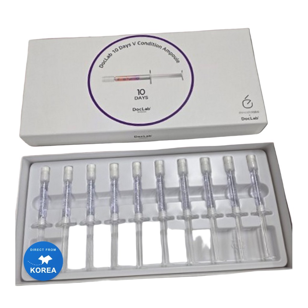[doclab] 10 Days V Condition Ampoule, 10pcs / Korean Ampoule Set / Brightening Effect / ของแท้ 100% 