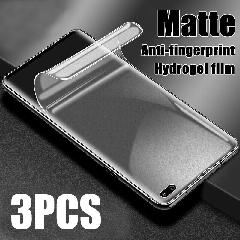 3 ชิ้น Frosted Hydrogel ฟิล์มสําหรับ Oppo K1 K3 K5 K7 K7x K9 K9s K9x K10 K11 K12 K13 K14 K15 Turbo P