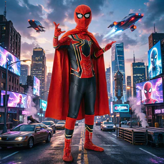 【จัดส่งจากประเทศไทย】เครื่องแต่งกาย Spiderman ผู้ใหญ่ เสือดำ ไอรอนแมน สไปเดอร์แมน เล่นตามบทบาท เครื่องแต่งกาย
