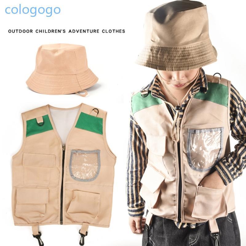 COLO Outdoor Explorer Kit สําหรับเด็กแต่งตัวแกล้งทําเป็นเล่นเครื่องแต่งกายล้างทําความสะอาดได้เด็ก Sa