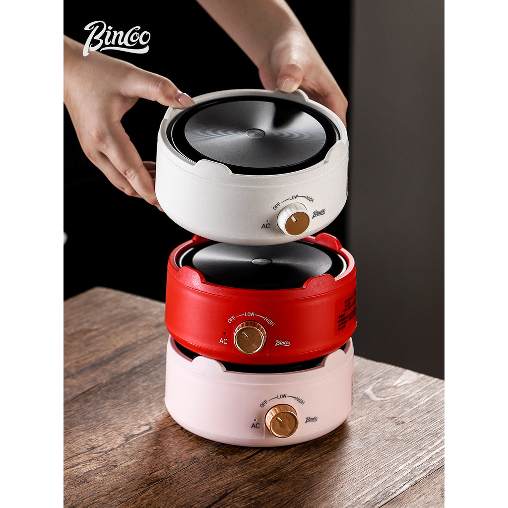Bincoo Moka Pot เตาเครื่องปั้นดินเผาไฟฟ้าโดยเฉพาะ ชงกาแฟ เตาทําความร้อนมัลติฟังก์ชั่น ฐานเตาทําความร