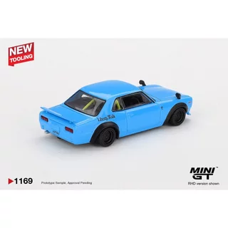 MINI GT No.1169 Nissan LB★Works HAKOSUKA Baby Blue MGT01169