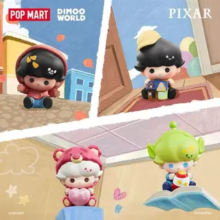 P POPMART POPMART DIMOO WORLD PIXAR Joint Series Doll Mystery Box