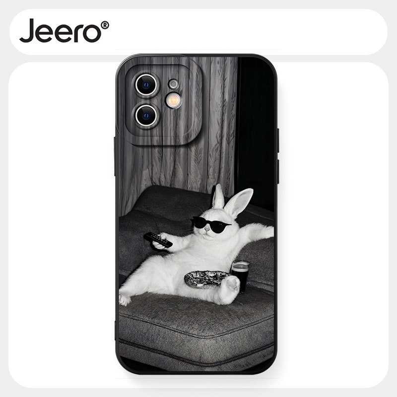 Jeero เคสไอโฟน เคสนุ่มกันกระแทกมีสไตล์ตลกกวนๆ การ์ตูน เคสโทรศัพท์ for iPhone 17 Air 16 15 14 13 12 11 Pro Max SE 2020 X XR XS 8 7 Plus พลัส QM176