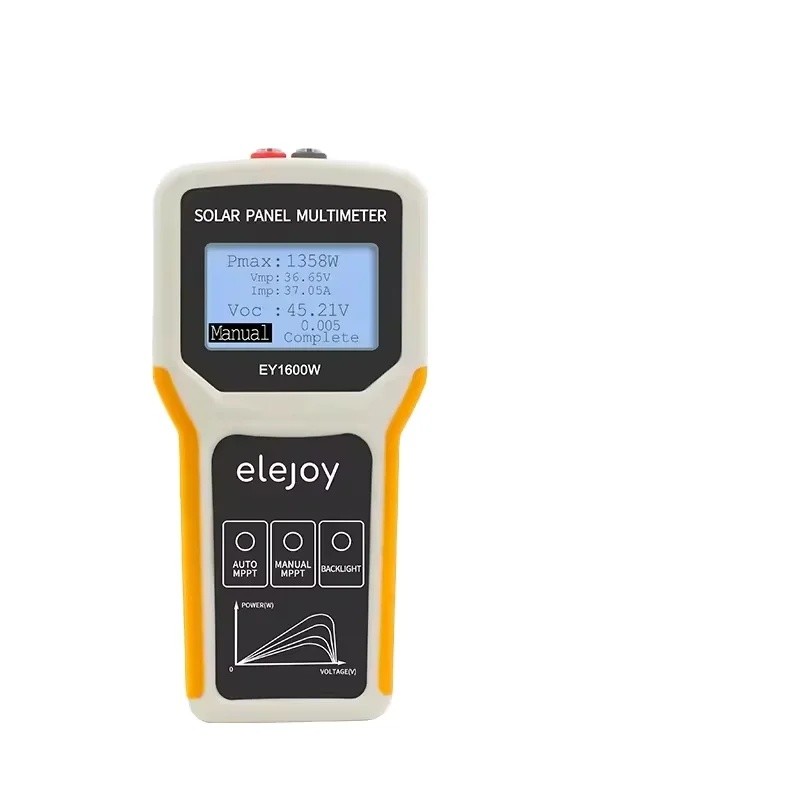 EY1600W LCD MPPT แผงโซลาร์เซลล์มัลติมิเตอร์เครื่องทดสอบกระแสไฟอัจฉริยะเครื่องทดสอบแรงดันไฟฟ้าดิจิตอล