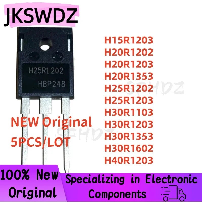 5PCS H15R1203 H20R1202 H20R1203 H20R1353 H25R1202 H25R1203 H30R1103 H30R1353 H30R1602 H40R1203 ทรานซ