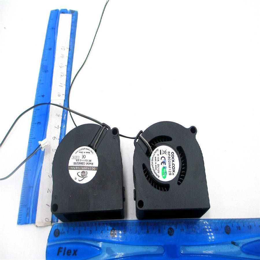 [พัดลมระบายความร้อนพร้อมสต็อก] FD6028S2M-BP00 FD5020S2M-BP00 12V 6CM 5CM พัดลมโปรเจคเตอร์