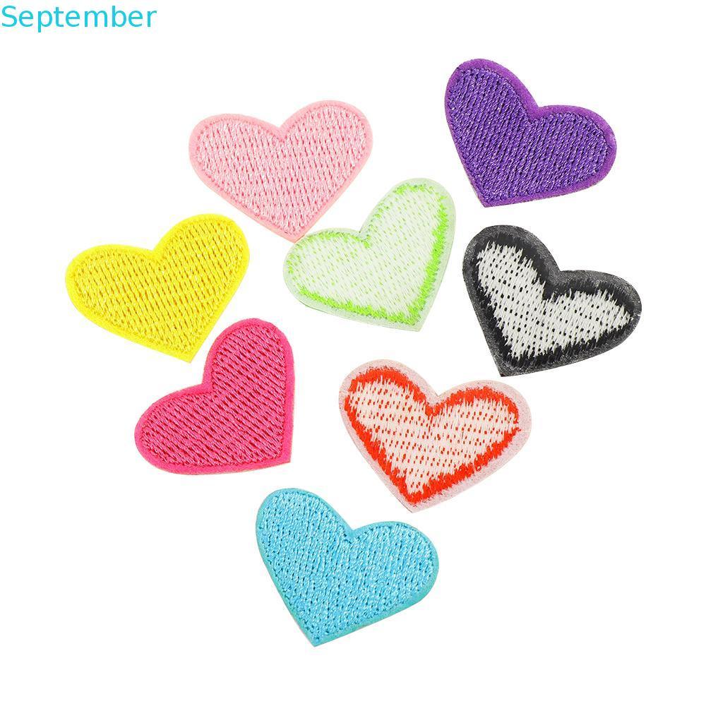 SPEPEMBER Appliques ปัก Love Heart Iron บนเสื้อผ้าสติกเกอร์