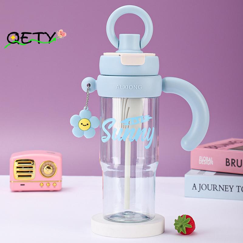 [qetyellow] 2-Way Drinking Ring Handle Ice Cup TH