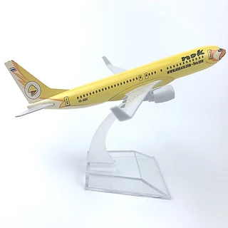 [16cm] โมเดลเครื่องบิน รวมชุด Nok Air B737 มี 4 แบบ ขนาด 16 ซม Scale1:400 ทำด้วยเหล็ก พร้อมฐานตั้งโชว์ - ของขวัญ ของสะสม