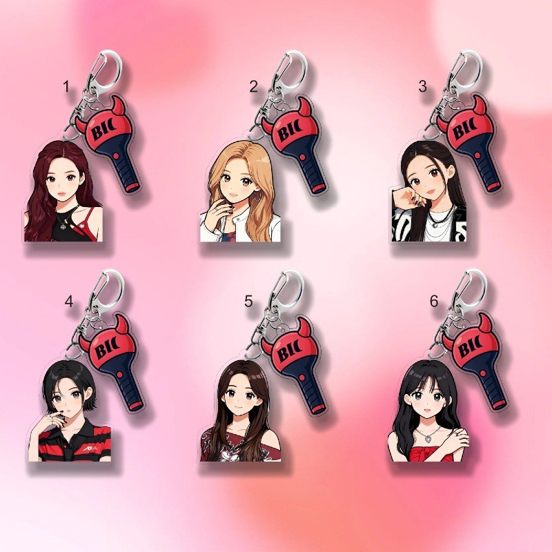 BABYMONSTER สินค้า RUKA RUKA Lee Cha-Ren AHYEON Kawai Ruhua ASA พวงกุญแจ 1703