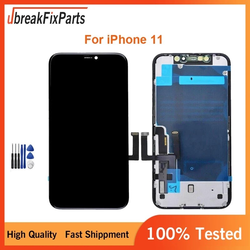 สําหรับ iPhone 11 จอแสดงผล LCD Touch Screen Digitizer Assembly Replacement