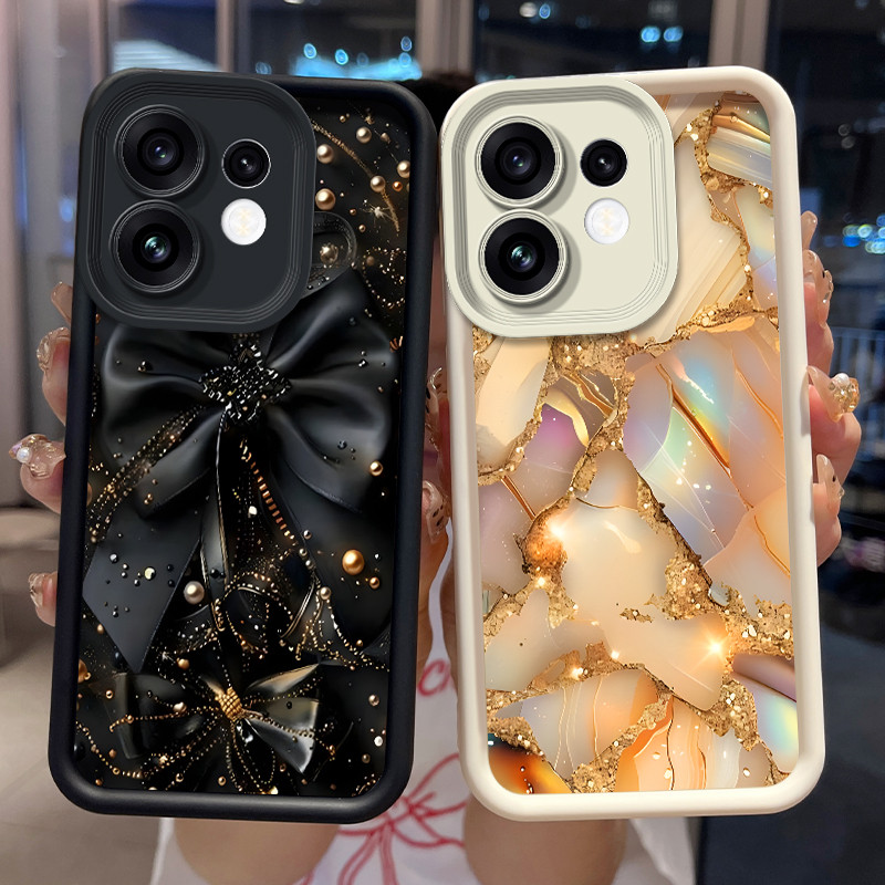 สําหรับOppo Reno 16 Reno16 Pro 5Gเคสโทรศัพท์ความงามหรูหราแฟชั่นชายหญิงฝาครอบSoft Matteซิลิโคนป้องกัน
