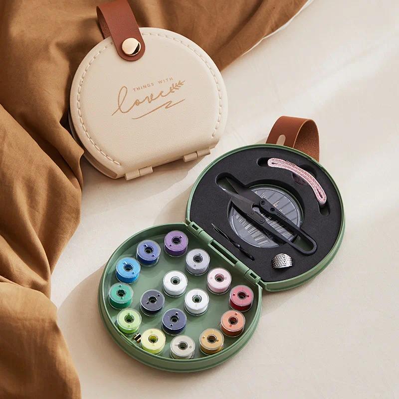 Light Luxury Sewing Box Set Douyin Multifunctional Sewing Kit Dormitory Portable Sewing Storage Box 