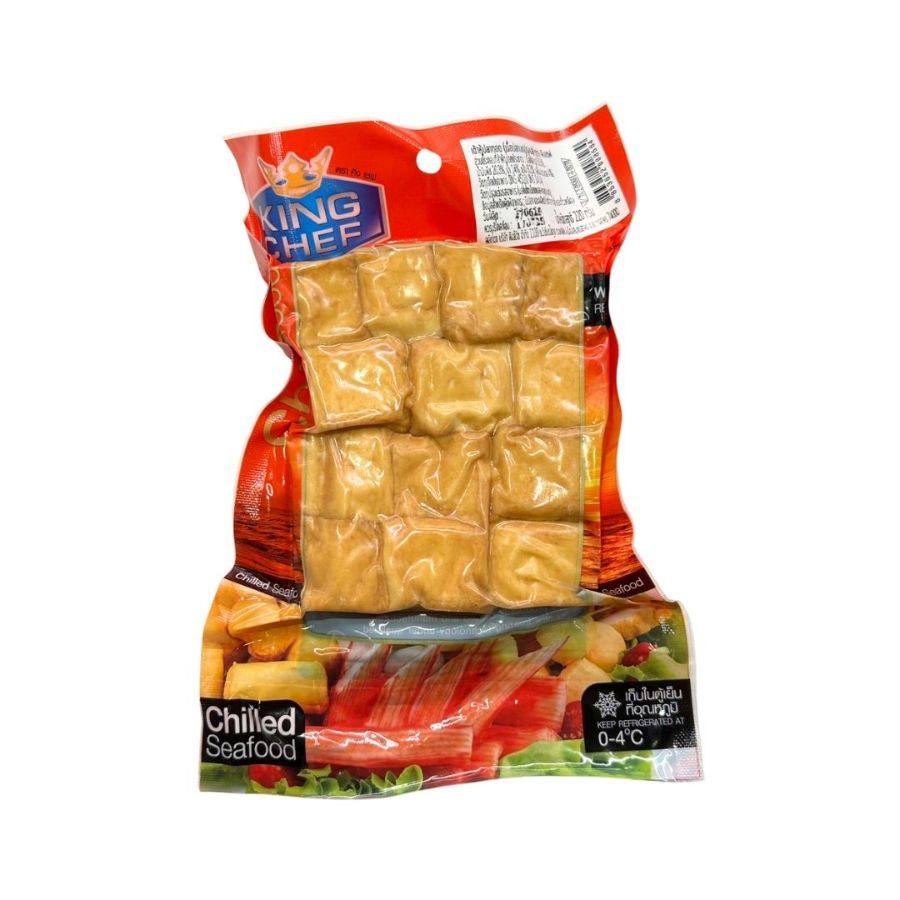 คิงเชฟ เต้าหู้ปลาทอด King Chef Fried Fish Tofu 220g.