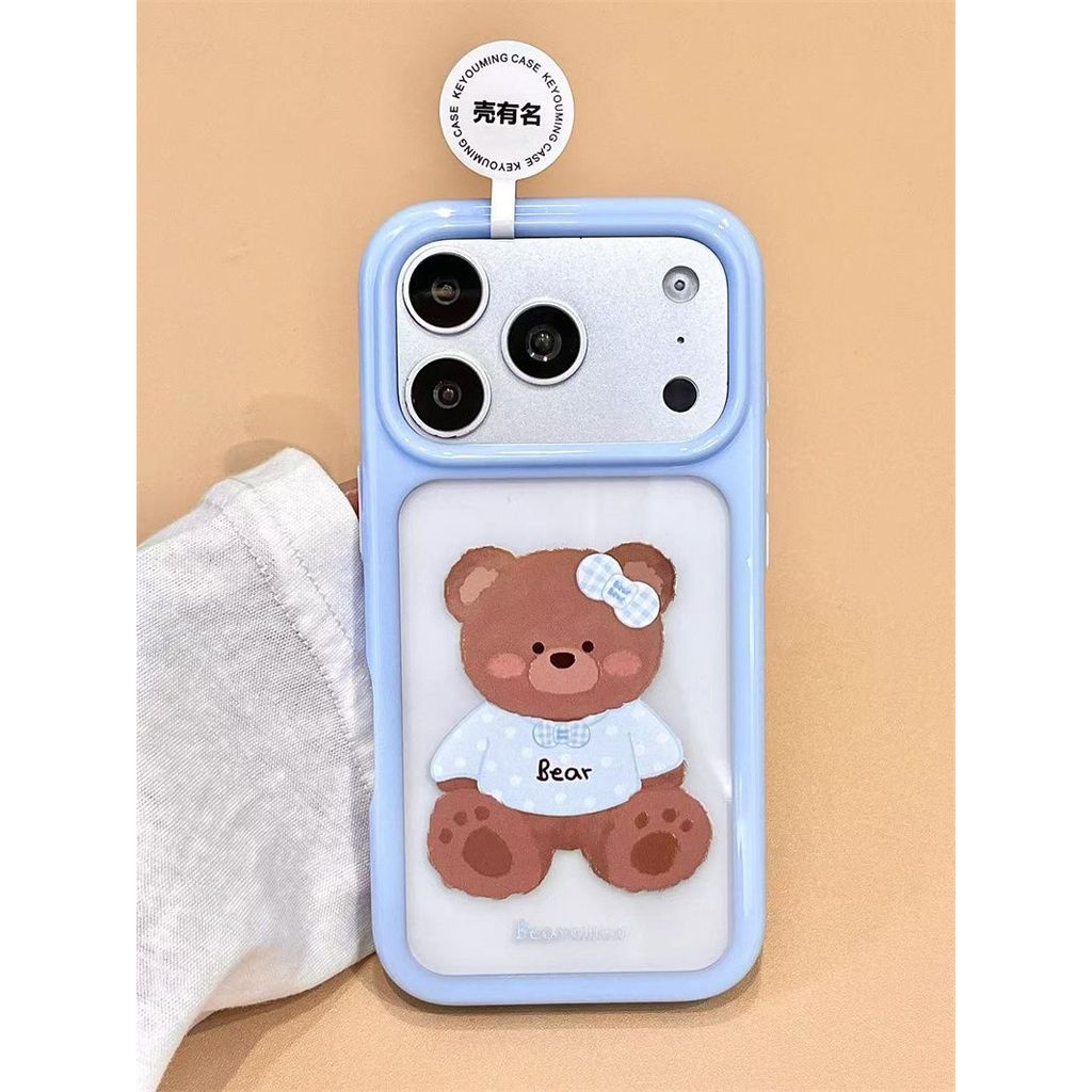 เคสโทรศัพท์ เหมาะสําหรับ ไอโฟน 13 14 15 16 17 มือโปร สูงสุด ภาพประกอบกราฟฟิตีหมีกันกระแทกกันกระแทกเคสป้องกันรวมทุกอย่างเคส 4ก0ถาม