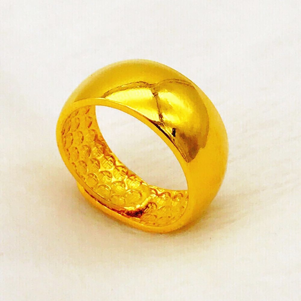 แหวนผู้ชาย แหวนวินเทจ เวียดนามทรายทองแหวนผู้ชายผู้หญิงแท้ 999 Pure Gold 24K ทองปลอมไทย Gold-Plated ย
