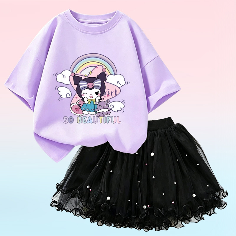 สาวชุดสูทฤดูร้อนสไตล์ใหม่แฟชั่นสูท คุมิโล น่ารักแฟชั่นเด็กเสื้อผ้าเหมาะสําหรับสาว 2-12 ปี