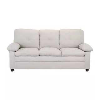 HomeHuk โซฟาผ้า 3 ที่นั่ง รุ่นออกัสต้า - สีน้ำตาลอ่อน