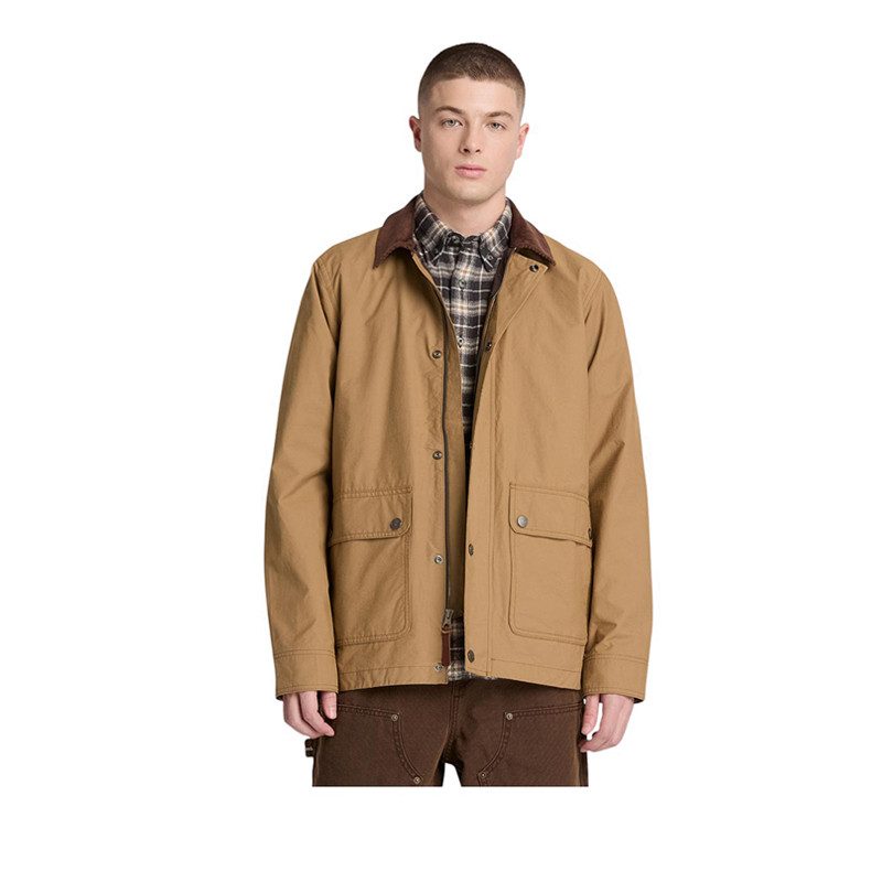 Timberland รุ่น Wenham เสื้อโค้ทกันน้ำสไตล์ฟิลด์ ผู้ชาย สีน้ำตาล — صورة 2