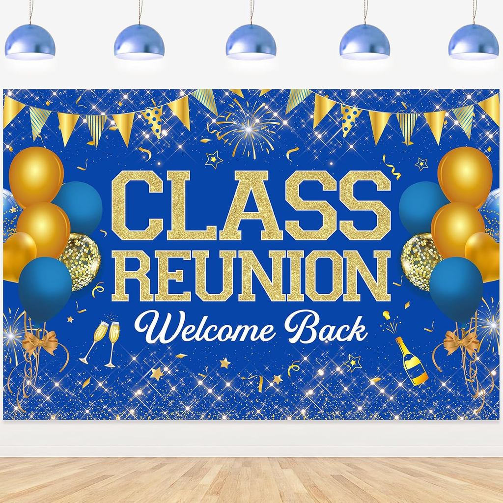 Class Reunion Party ตกแต่ง 5 * 3ft School Class Reunion ฉากหลัง High School Reunion กลับ in1985 1975