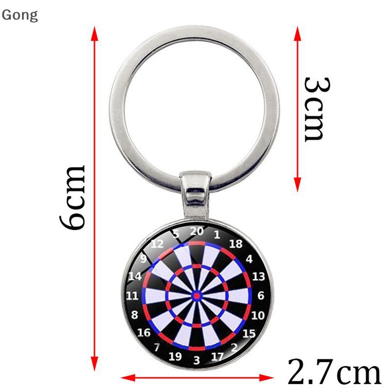 [Gong] แฟชั่น Dart Target จี้พวงกุญแจ Digital Target พวงกุญแจจี้รถ th