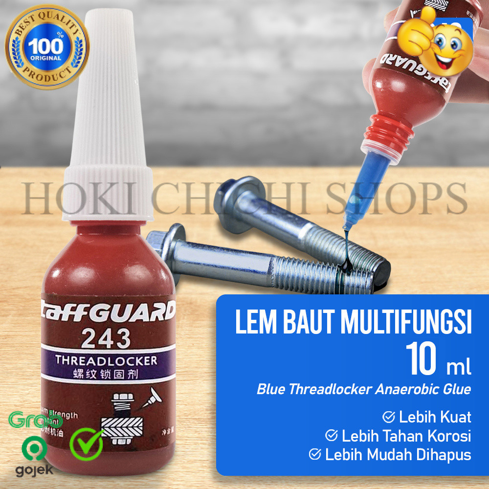 Thread locker Liquid Liquid กาว Bolt Disc ไทเทเนียมอเนกประสงค์ Thread locker blue analerbic 10 ml OR