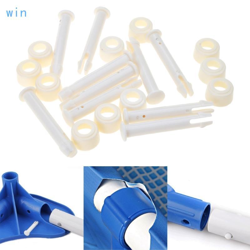 Win 20 แพ็คพลาสติก Pool Joint Pins คลิปสระว่ายน้ําอะไหล่ทดแทน 5 5 6 ซม. หมุดเสริมเหมาะสําหรับเหนือพื