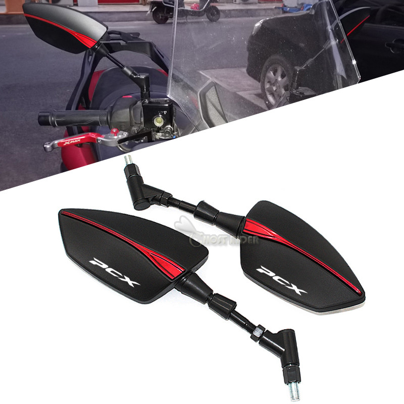 อุปกรณ์เสริมรถจักรยานยนต์ด้านหลังกระจกมองหลังกระจกมองข้างสําหรับHONDA PCX125 PCX 125 PCX150 PCX 150 