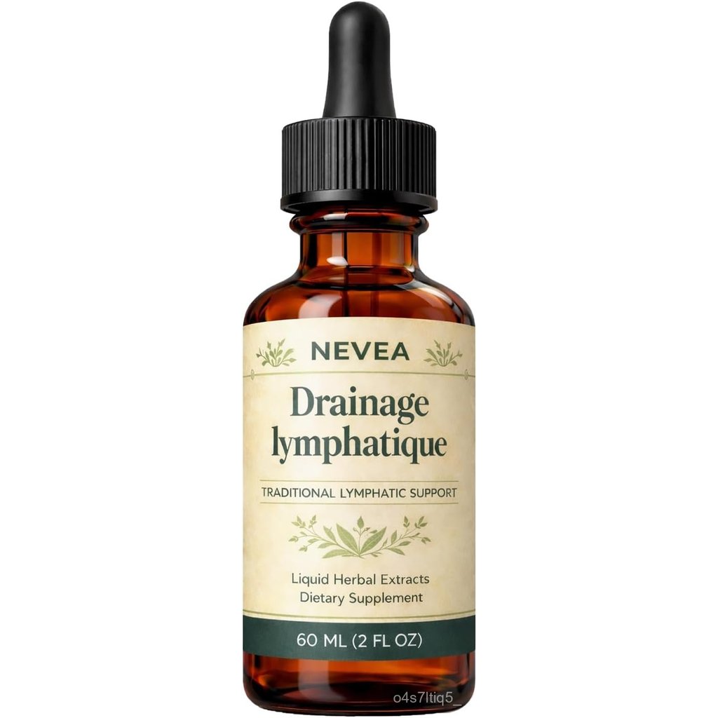 Nevea Lymphatic Support Complex with Red Clover & Stillingia, 2 oz | Immune & Cleansing Formula for 