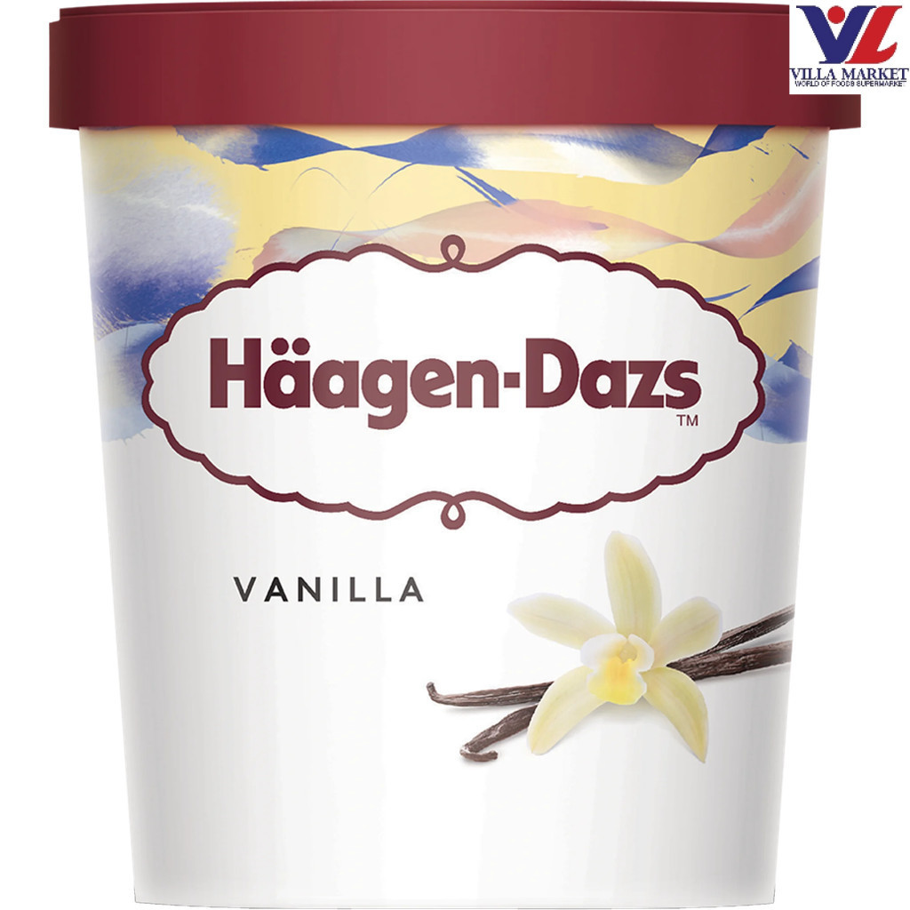 [สินค้าส่งด่วน] [2054] Haagen-Dazs Vanilla 473 Ml. ฮาเก้น-ดาส รสวานิลลา