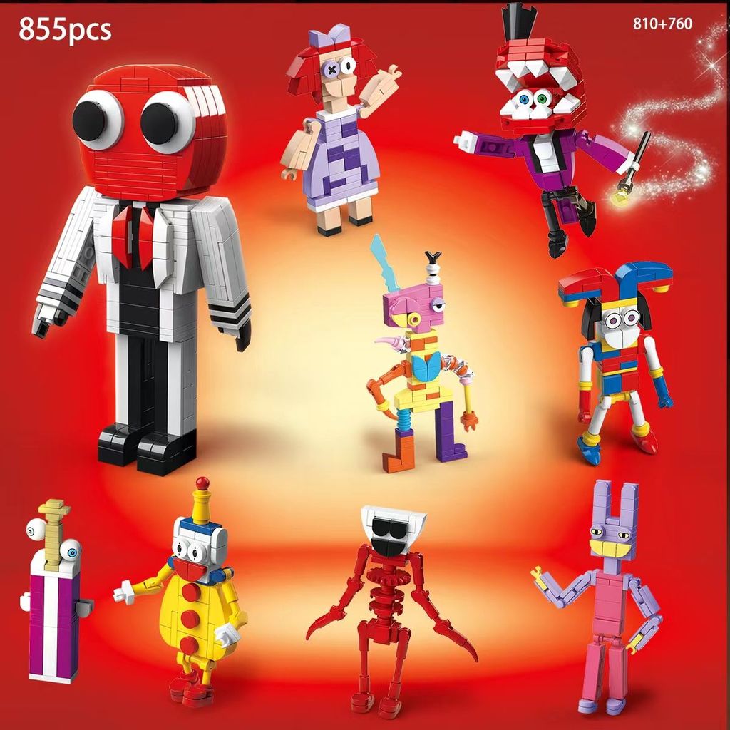 Magic Number Circus jax jax ตุ๊กตาตุ๊กตา Joker Pamoni การศึกษา Building Block ของเล่นรูปชาย20260729