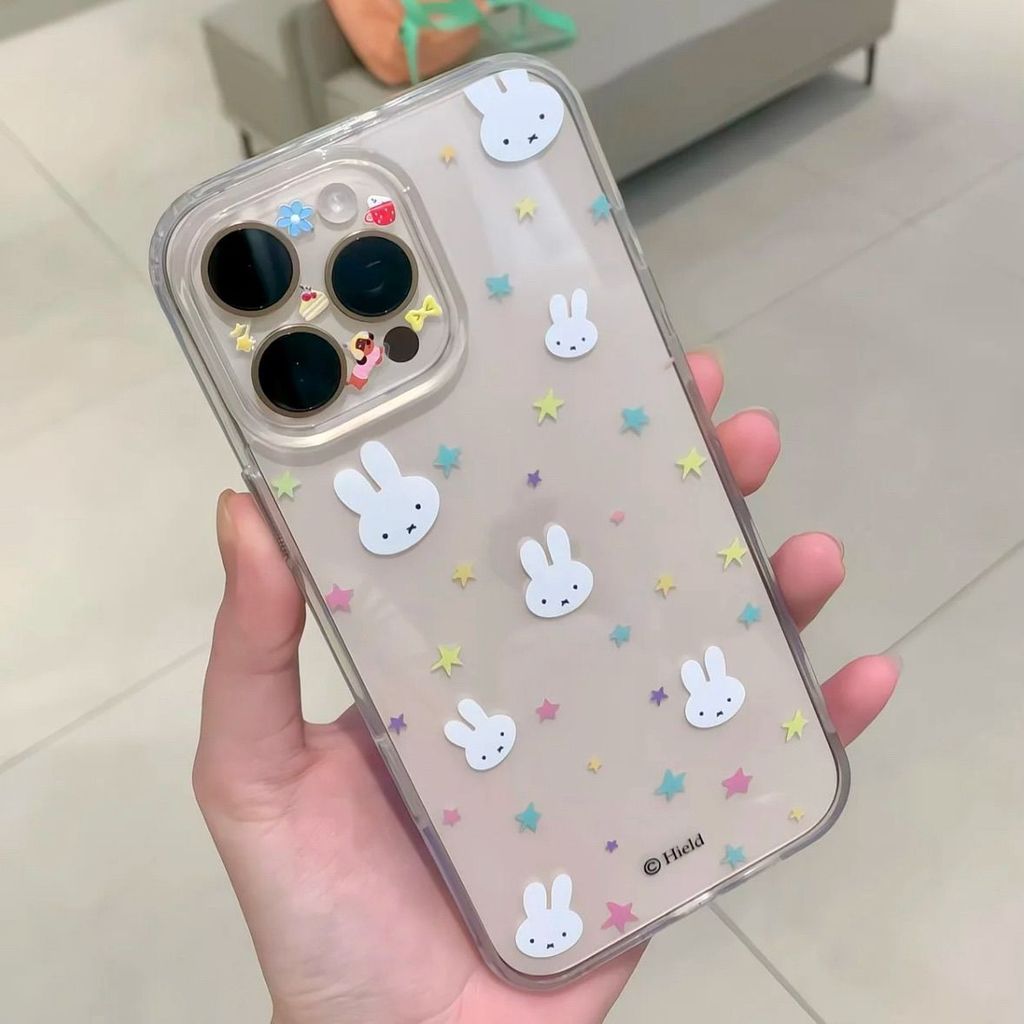 Miffy Star สําหรับ iPhone 1716 promax 14pro1312 เคส 11XRXS โปร่งใส