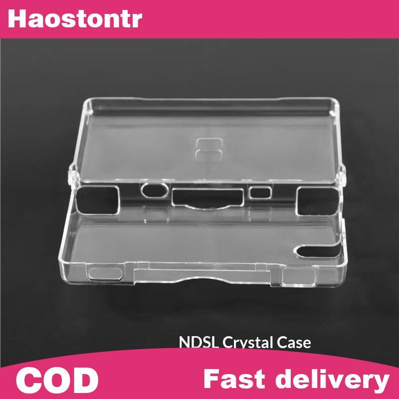 Haostontr NDSL โปร่งใสป้องกันเปลี่ยนกรณี Anti-Scratch เกมเลนส์หน้าจอ HD สําหรับ NDSL ซ่อมคอนโซลมือถื