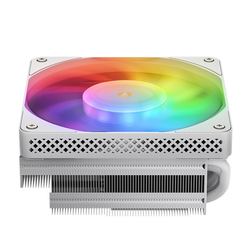 Qiao Si Bo HX6200D ชุดระบายความร้อนซีพียูแบบท็อปดาวน์ 6 ท่อความร้อน สีขาว เงียบ ระบายความร้อนด้วยอาก