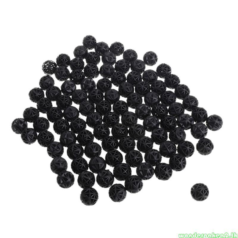Wonderpakea2 100 ชิ้น Bio Balls Filter Media 0 6 นิ้วขนาดเล็ก Bio สําหรับ Pond Filter Bio Balls เหมา