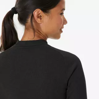 Decathlon Women'S Warm, Comfortable Thermal Ski Base Layer 100 เสื้อรองในผู้หญิงสำหรับเล่นสกี รุ่น Bl 100 - Black