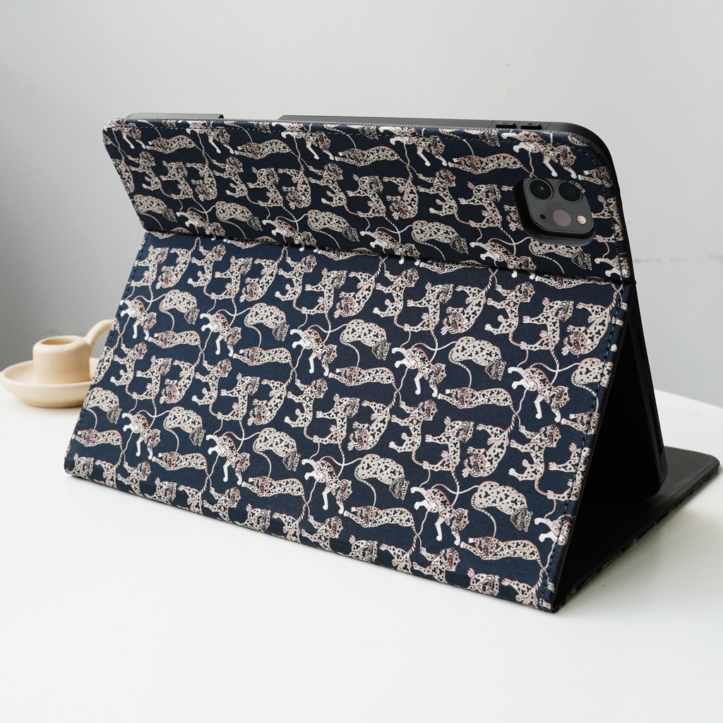 Liberty Tana Cotton พิมพ์แบนเหมาะสําหรับ iPad11 เคสป้องกัน 34 ซม.36 ซม.37 ซม.43 ซม.กรณีแบน ipadpro20