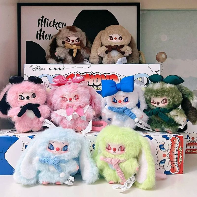 ของแท้ Qimengdao SiiNONO SiiNONO แขวน Mood Series Third Generation Mystery กล่องจี้ตุ๊กตาของเล่นอินเ