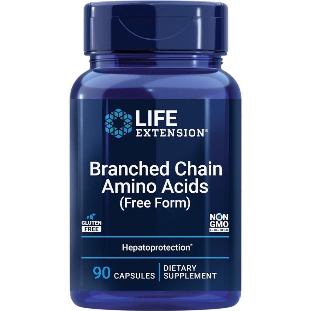 LifeExtensionBranchedChainAminoAcids(BCAAs),90Capsulesleucine,isoleucine,vline,PromotesRecoveryExerc