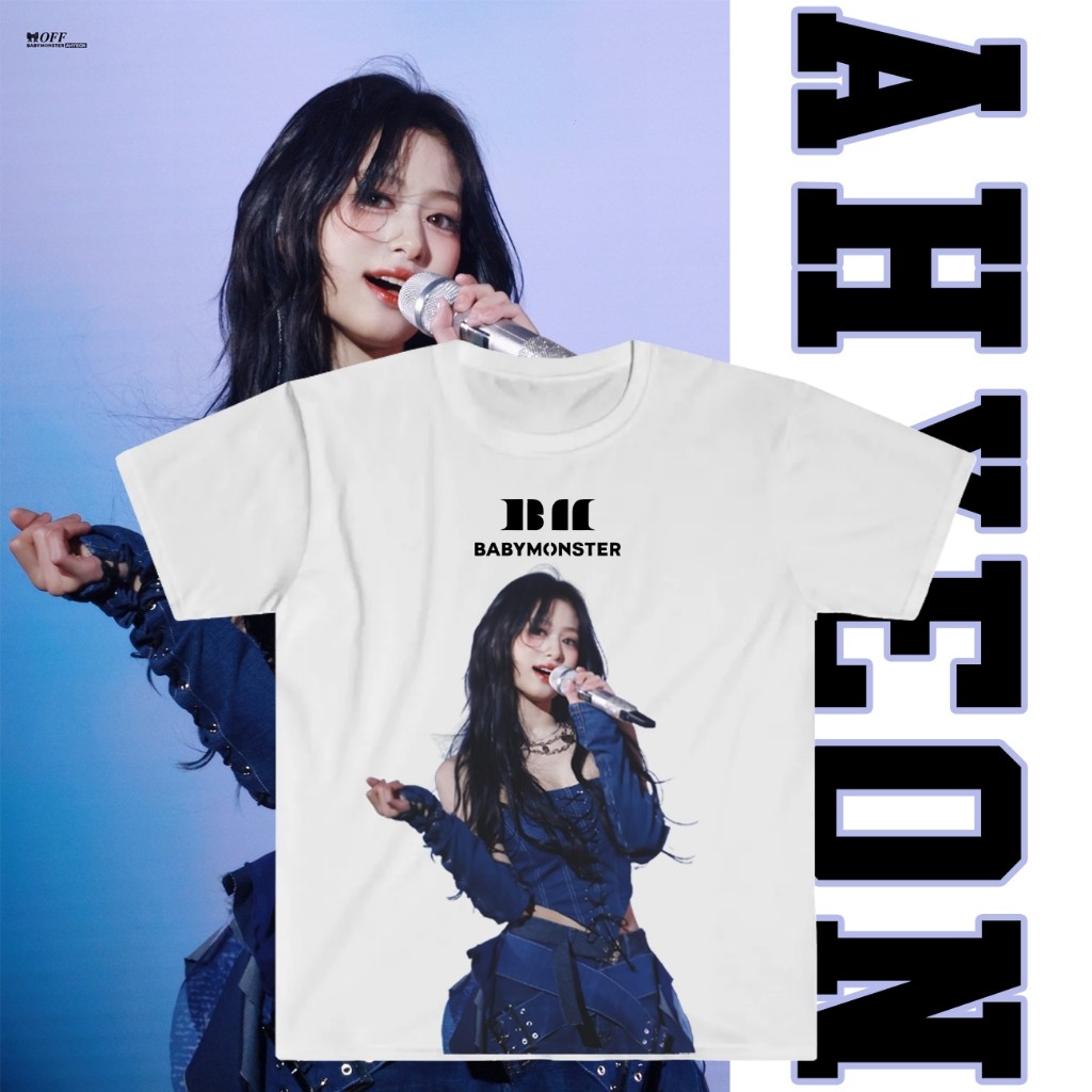 Regular Member Babymonster Ahyeon Kpop เสื้อยืดผู้หญิง - เสื้อยืดผู้ชาย - เสื้อยืด unisex - คอนเสิร์