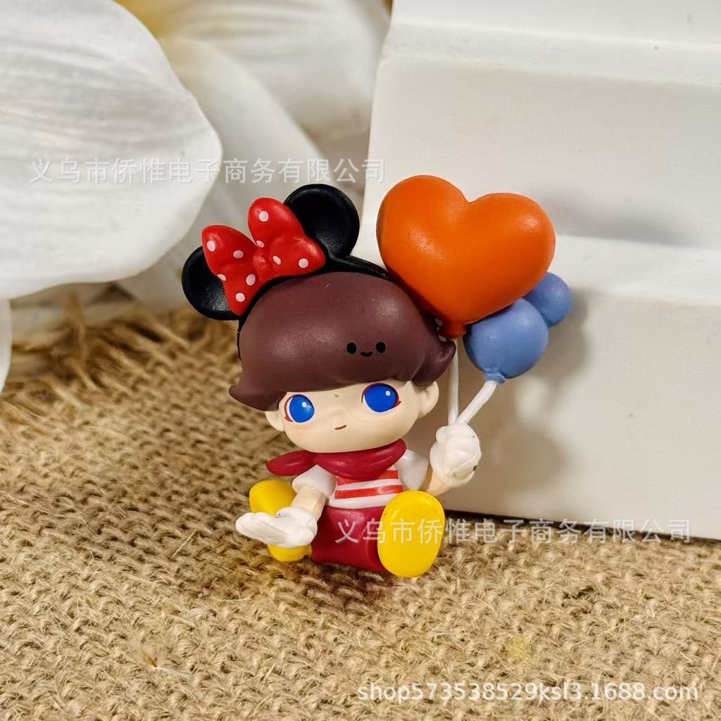 DIMOO DIMO ธัญพืชน่ารักเปลี่ยนตุ๊กตา DIY ตุ๊กตา PVC อินเทรนด์เล่นเครื่องประดับ Perforated พวงกุญแจโทรศัพท์มือถือเครื่องประดับเดสก์ท็อปตกแต่ง