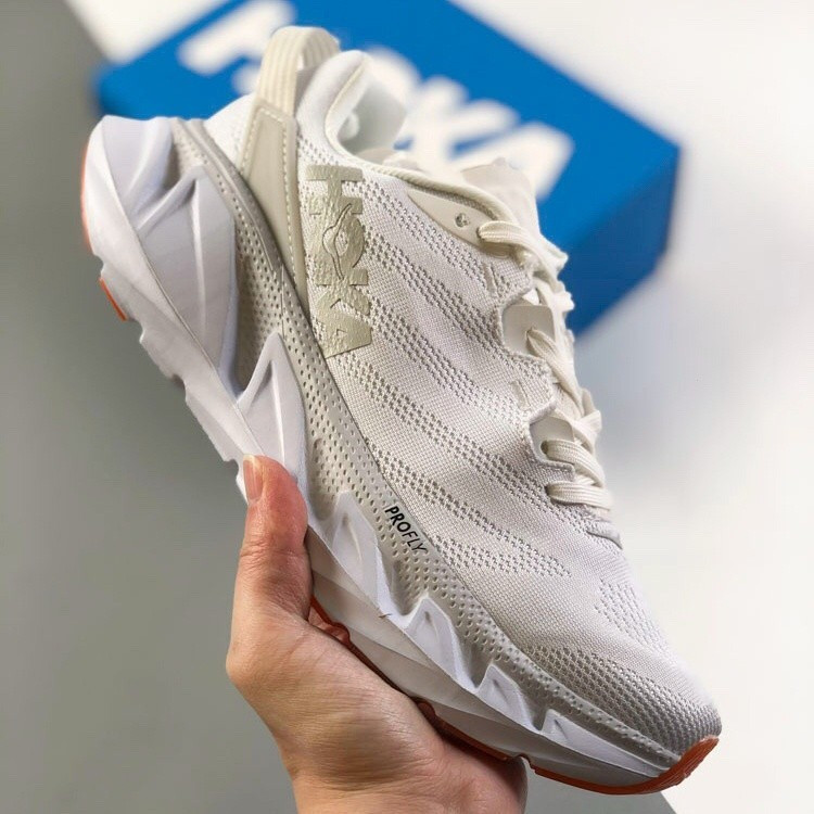 Hoka One One One Elevon 2 สุขภาพจิตผู้ชายผู้หญิงสบาย Breathable กีฬารองเท้าวิ่ง DG4I