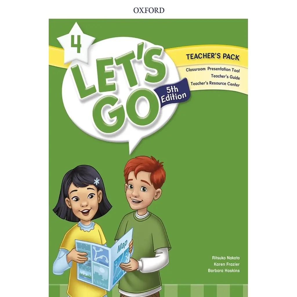 Bundanjai (หนังสือ) Let's Go 5th ED 4 : Teacher’s Pack (P)