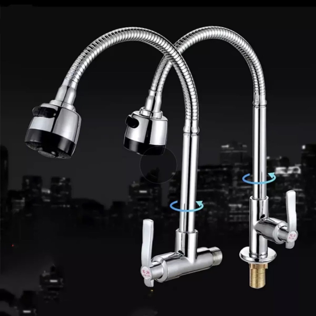 Sht Sink Faucet, Adjustable to 2 Levels, Rotates 360 Degrees.
